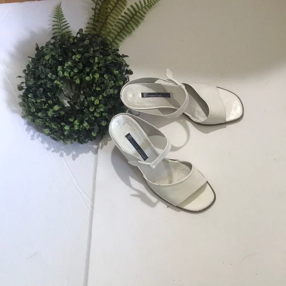 “FRANCO VISCONTI” Italian White Ladies Shoes. - Picture 3 of 10